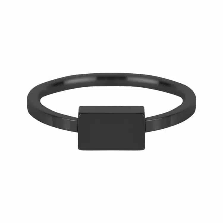 טבעת צ’רמינס בלוק שחורה
